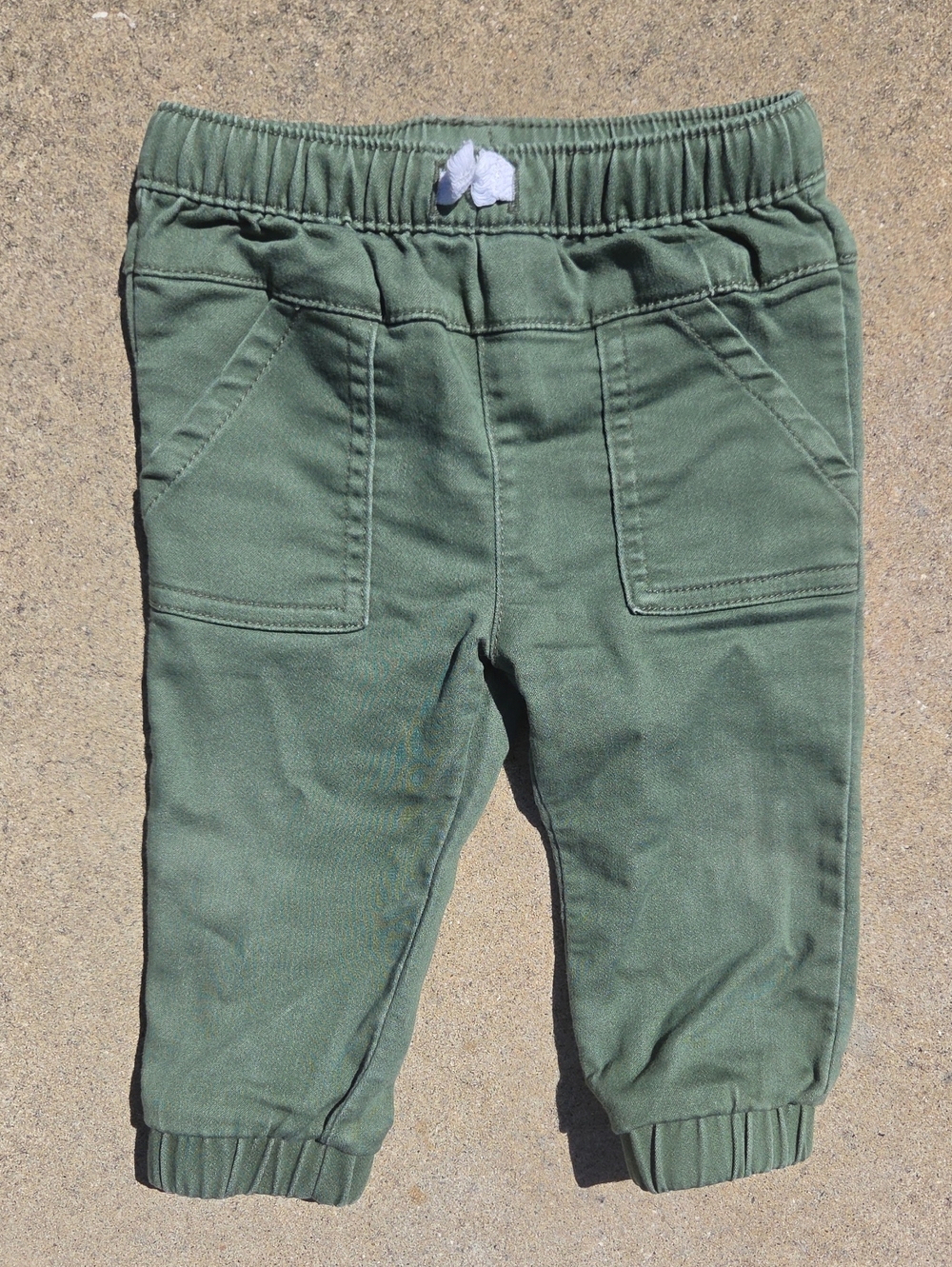 Cat & Jack Olive Green Jogger Pants 6-9M